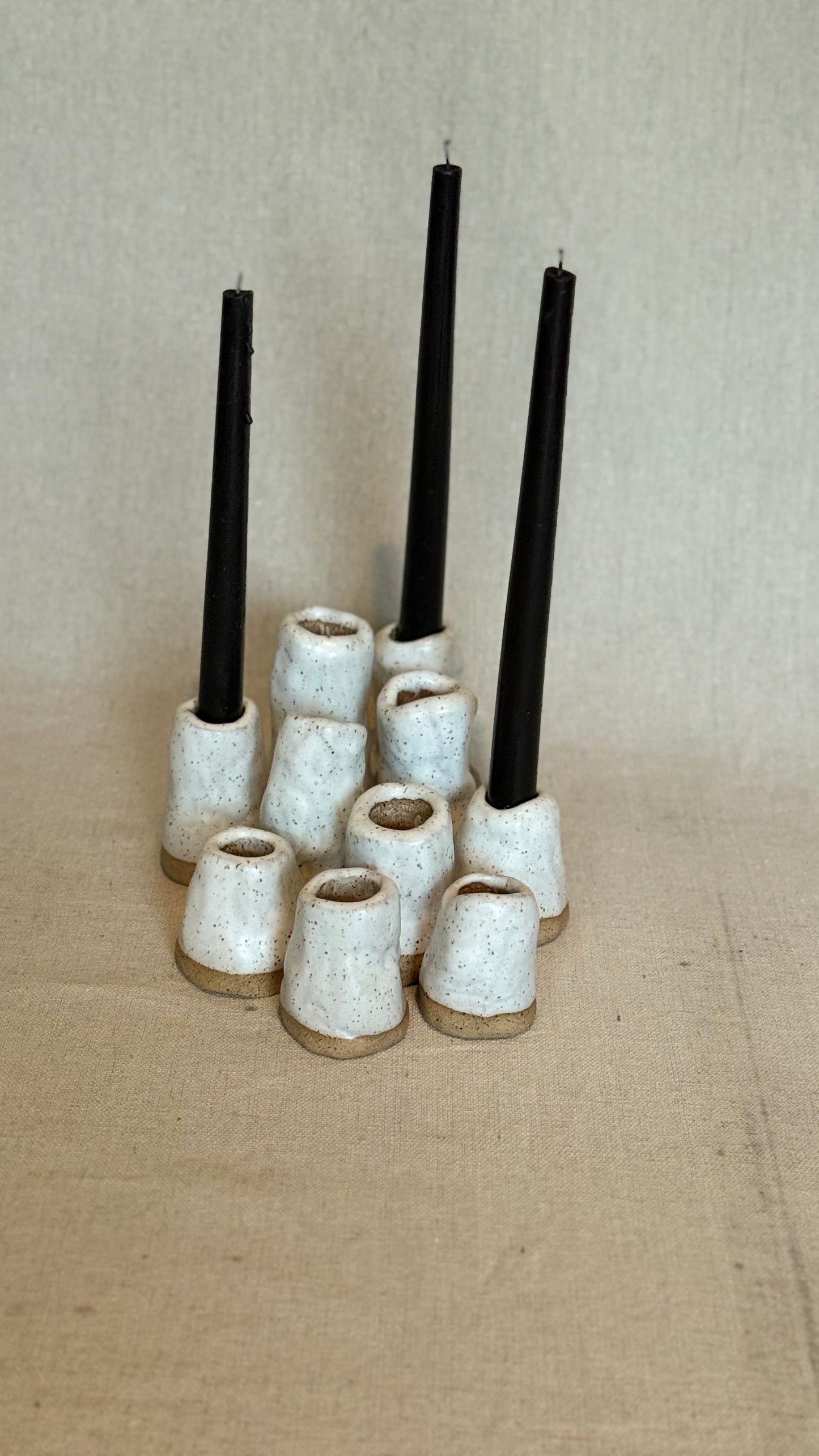 Handmade Ceramic Taper Holders