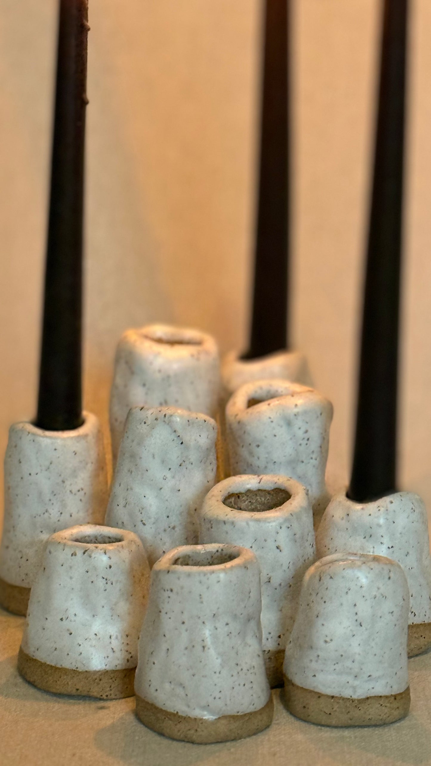 Handmade Ceramic Taper Holders