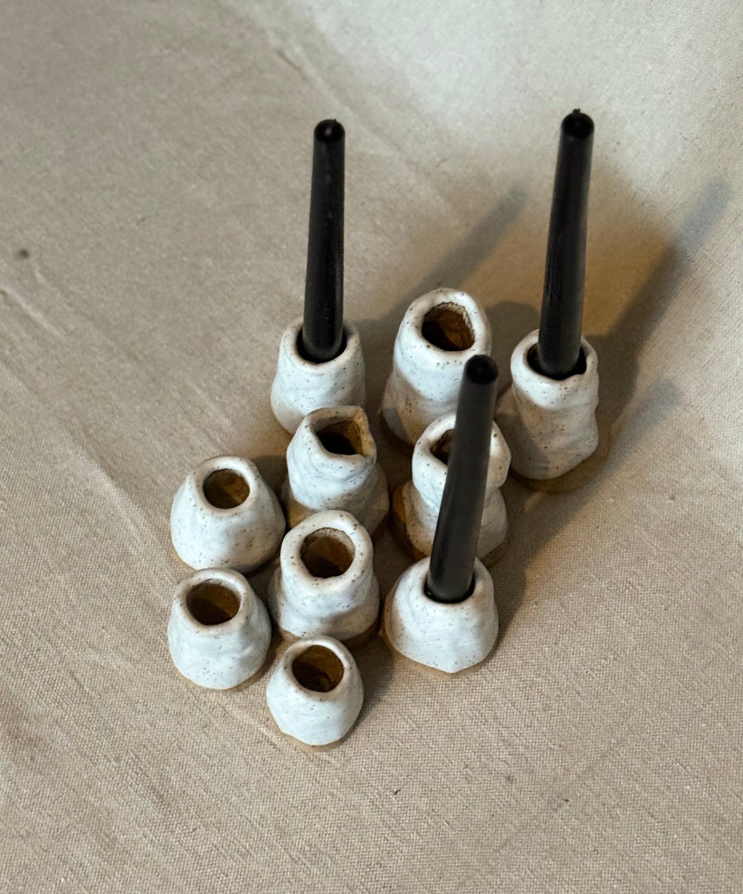Handmade Ceramic Taper Holders