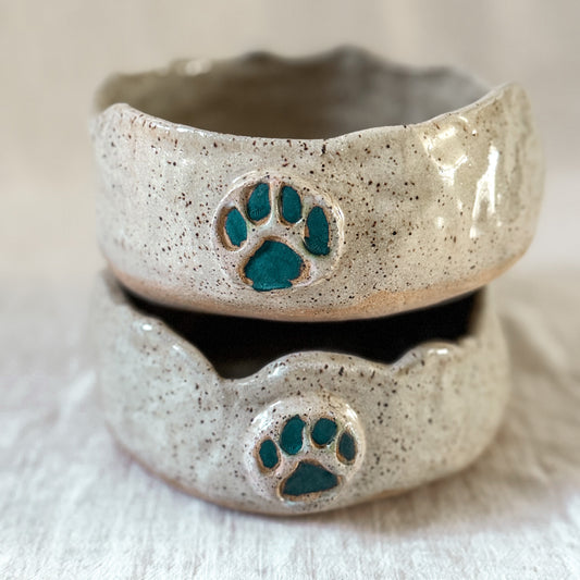 Cozy Petite Bowl- Iron Yellow on Brown Speckle