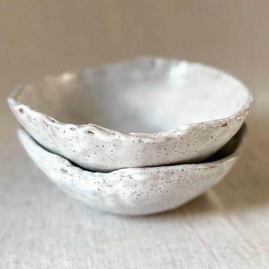 Sidekick Bowl Set- Alabaster (2 Bowls)