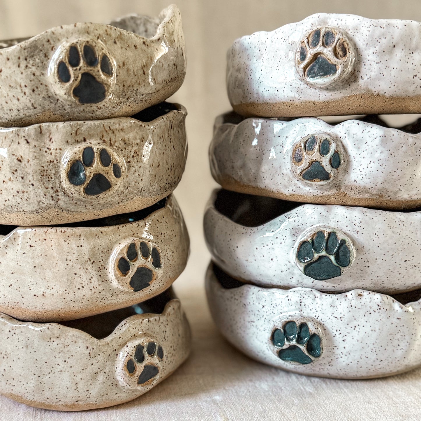 Cozy Petite Bowl- Iron Yellow on Brown Speckle